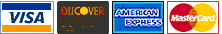 Visa, MasterCard, Discovery, American Express (non-corporate)